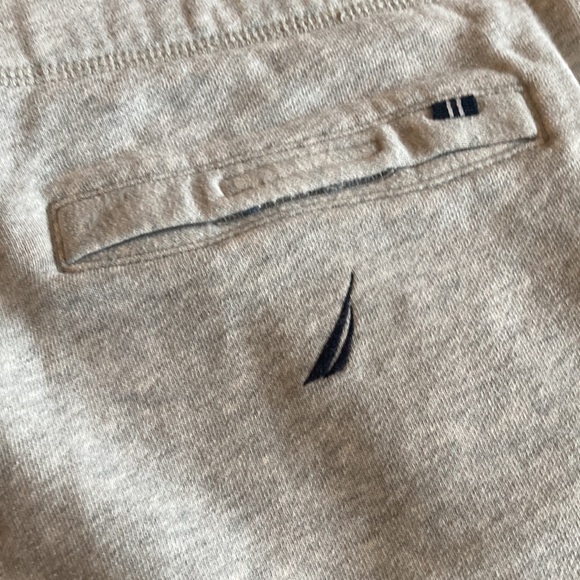 Nautica Gray Heather Drawstring Sweat Shorts - Sz L - Picture 5 of 9